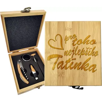 Víno Sablio Dárková sada na víno Pro toho nejlepšího tatínka: 147×168×49 mm