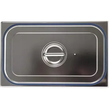 Dóza na potraviny Víko pro GN nádobu 1/1 Blanco nerezová ocel s úchytem a těsněním