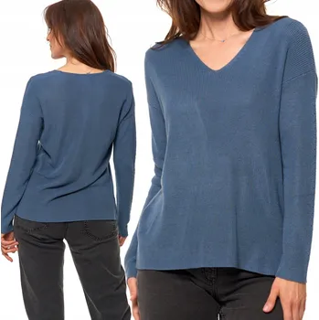 Dámský svetr Dámský tenký svetr klasického střihu s dlouhým rukávem MORAJ 3XL