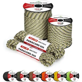 Kompresor Brotree 4mm Paracord 550 7pramenné lano 30m