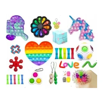 ANTISTRESOVÁ SADA HRAČEK FIDGET TOYS SIMPLE