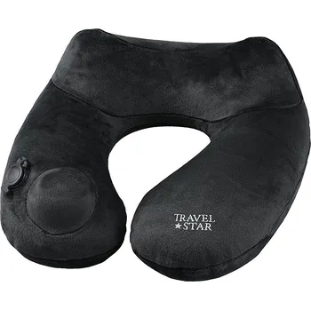 Cestovní polštářek Travel star Cestovní polštář PREMIUM Černá