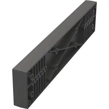 Nábytkové kování CONERO distanční lišta 25 mm, plast černý