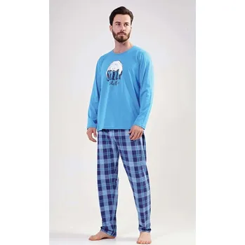 Pánské pyžamo Gazzaz Pánské pyžamo dlouhé SLEEP WELL Velikost: XL