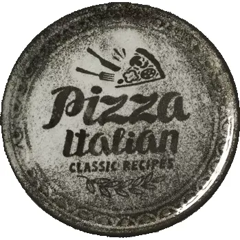 Talíř Talíř na pizzu Recipe Collection Brick Black - průměr 31 cm | HENDI 768761