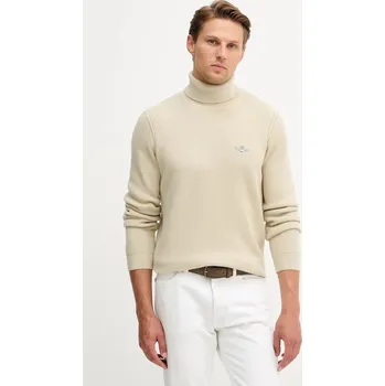 Pánský svetr Vlněný svetr Aeronautica Militare MA1583UL00903 béžová 80X, vel. XL