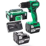 HiKOKI (Hitachi) DV18DDWPZ Aku vrtací šroubovák, 2 x aku 5,0 Ah + nabíječka