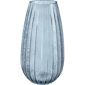 Váza Skleněná váza Ana, 16x30 cm - modrá
