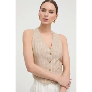 Dámská vesta Vesta BOSS 50515458 béžová 80X, vel. 36