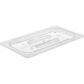 Plech na pečení Víko ke gastro nádobám Trigno, 32,5x17,5 cm (GN 1/3) - průhledná