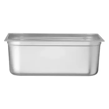 Plech na pečení GN 1/1 hluboký 20 cm nerezový kontejner BUDGET LINE | HENDI 800157