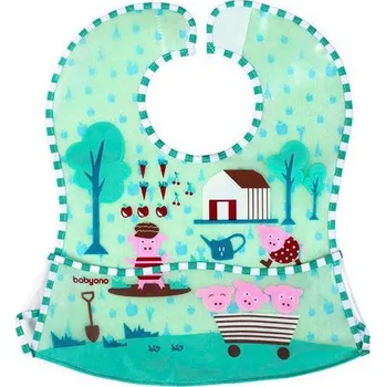 Bryndák BABYONO BABY ONO Bryndák klokánek PVC/froté - zelený