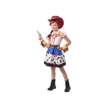 Karnevalový kostým Šaty na karneval - kovbojská dívka, 120 cm - 130 cm