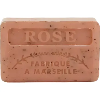 Mýdlo La Savonnette Marseillaise Marseillské mýdlo Savon De Marseille Růžové Květy 125 g