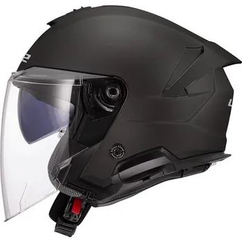 Helma na motorku LS2 Helmets LS2 OF618 VERSO II SOLID MATT BLACK - XXL