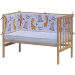 SCARLETT Mantinel do postýlky 4dílný 180 x 40 cm NEBULA béžový