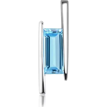 Přívěsek Candle Blue Topaz - stříbrný přívěsek s modrým topazem