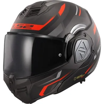 Helma na motorku LS2 Helmets LS2 FF906 ADVANT KUKA MATT BLACK RED-06 - XS