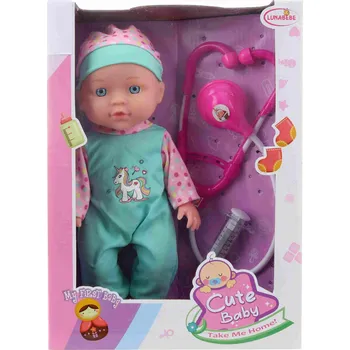 Panenka LAMPS LUNABEBE Miminko 27 cm s doktorskou sadou