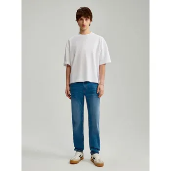 Pánská móda Džíny skinny se středně vysokým sedem - 30/30 - House - modrý - 233FA-55J