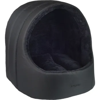 Pelíšek pro psa Kukaň pro psy ASPEINA černá velikost S, M, L Rozměr: M - 40x40x42 cm