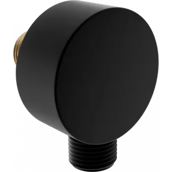 Tyč na sprchový závěs Mexen příslušenství - úhlový konektor, černá, 79346-70