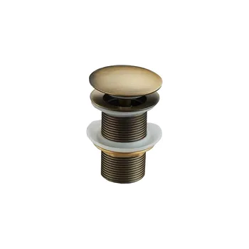 sítko a zátka do dřezu Mexen uzavíratelná umyvadlová výpusť kulatý, ClickClack, velká zátka, bez přepadu, Antique, 79910-30