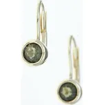 My Moldavite Zlaté náušnice s vltavíny AUV2139-4