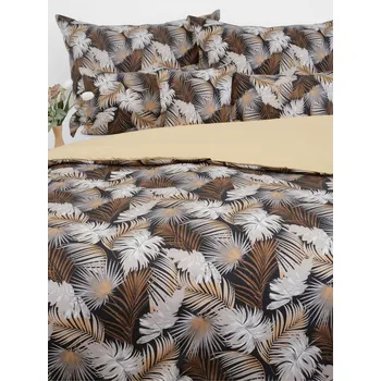 Povlečení Francouzské saténové povlečení - Taisa černo/zlatá