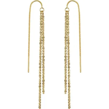 Náušnice Majya Stříbrné náušnice EDITH pozlacené Ag/; ≤1,78 g 11972