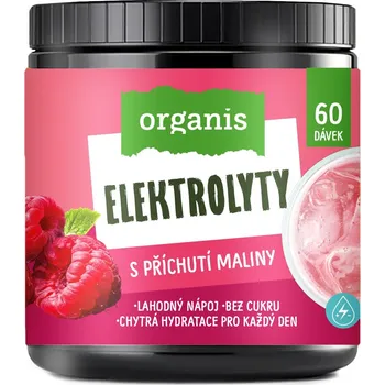 Nápoj pro sportovce Organis Elektrolyty malina 60 dávek 314 g