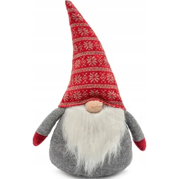 Vánoční dekorace Vánoční skřítek, červená figurka, 40 cm YX019