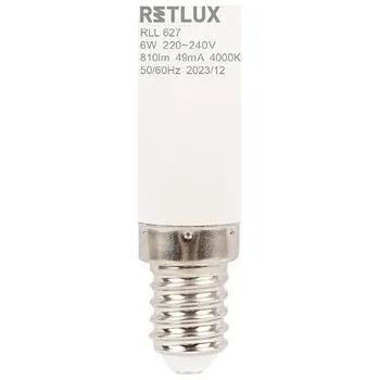 Žárovka RETLUX RLL 627 C37 E14 candle 6W CW D