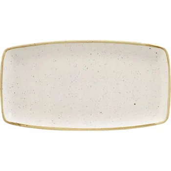 Talíř Fine Dine Servírovací talíř Stonecast Barley White 295x140 mm