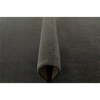 Koberec KOBEREC GRAFITOVĚ ŠEDÝ HUSTÝ MĚKOUČKÝ S FILCEM DO LOŽNICE JAVA 200x200 cm