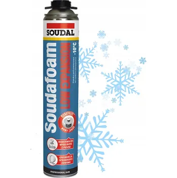 Montážní pěna Montážní pistolová pěna s nízkou expanzí SOUDAL 750 ml