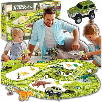 autodráha Závodní autodráha Dinosaurus Magic Track Dino Park, 271 dílů