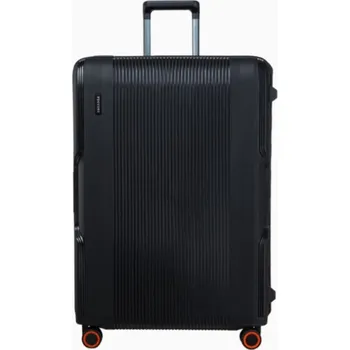 Velký černý kufr Osaka uzavíraný přezkami