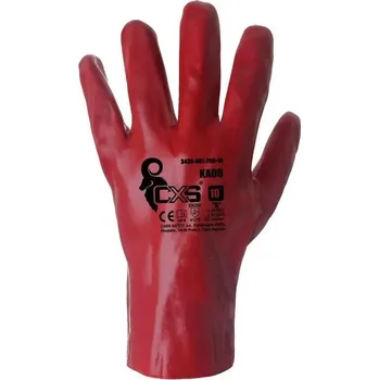 Pracovní rukavice Rukavice KADO, s blistrem, povrstvené PVC, vel. 10