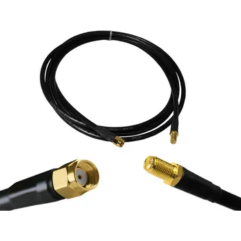 Napájecí kabel HOTOVÝ ANTÉNNÍ PRODLUŽOVACÍ KABEL RP-SMA samice/RP-SMA samec 15 m