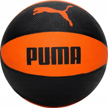 Fotbal Basketbalový míč PUMA Basketball IND, oranžová/černá, velikost 6