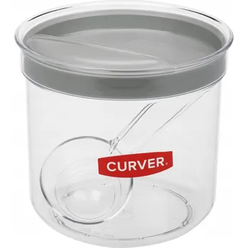 Dóza na potraviny CURVER Nádoba na sypké potraviny s odměrkou 1 l šedá