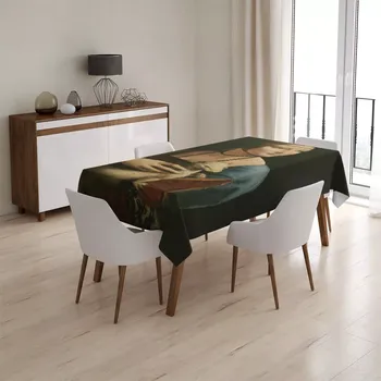 ubrus Sablio Ubrus Dáma s hranostajem - Leonardo da Vinci - 130x170 cm