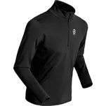Triko BJ Half zip pace M černé S
