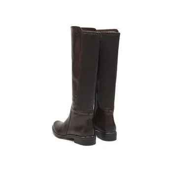 Dámská obuv Caprice tmavě hnědé kozačky Kania ploché elastické [25513-41-329] vel. 38