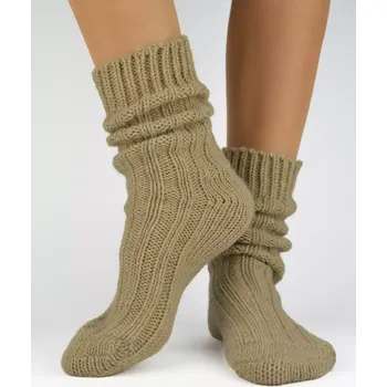 Pánské ponožky Noviti SW007 ponožky s vlnou 35-46 Béžová 39-42