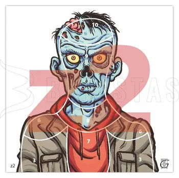 Terč na sportovní střelbu Terč vzduchovkový 14x14 Zombie Z2 1ks