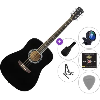 Akustická kytara Pasadena SG028 SET 2 Black Akustická kytara