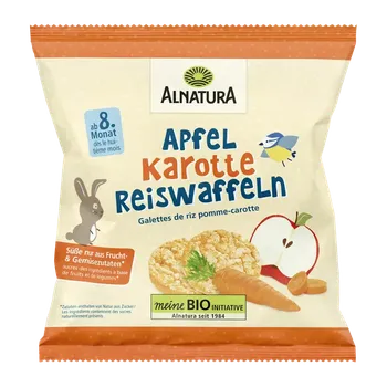 Sušené ovoce Alnatura BIO rýžové plátky Mrkev a jablko 35 g