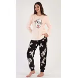 Vienetta Dámské pyžamo soft dlouhé OLIVIA Velikost: L